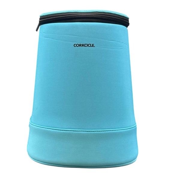 Corkcicle Eola Blue Bucket‎ Cooler Wine Bag Neoprene Insulated  Backpack Cooler - Picture 6 of 13